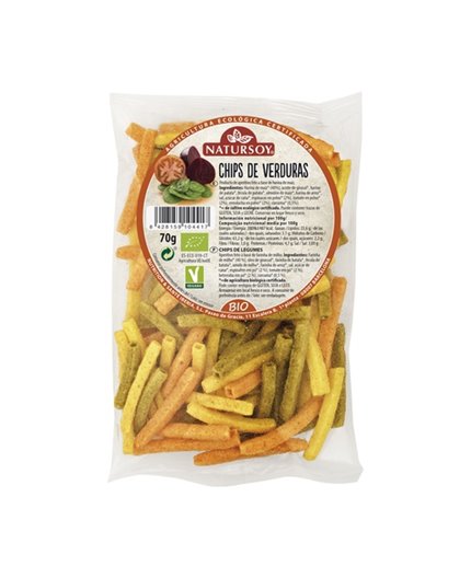 Chips di verdure biologiche Chips di verdure biologiche
