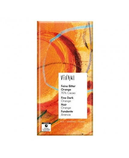 Chocolate Negro 70% con Naranja Bio