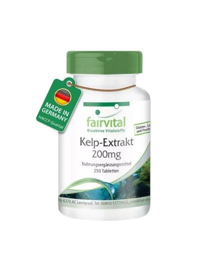 Extracto de Alga Kelp 200mg.