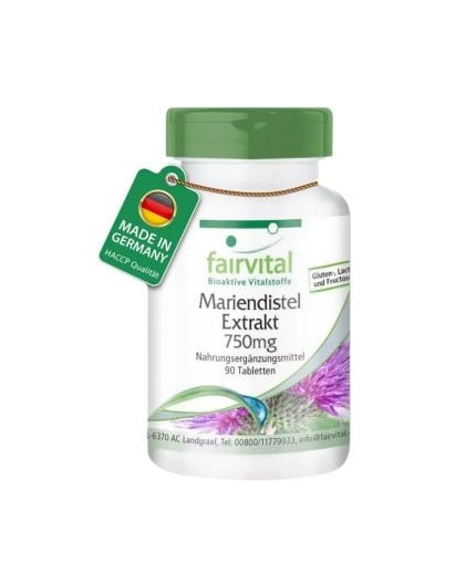 Extracto de Cardo Mariano 750mg