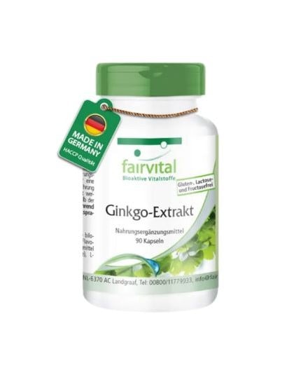 Extracto de Ginkgo 100mg.