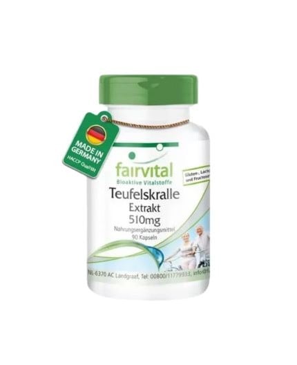 Extracto de Harpagofito 510mg.