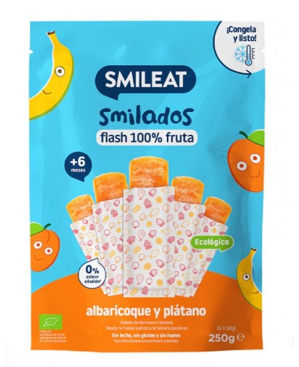 Flash Albaricoque Platano Smilados 100% Fruta