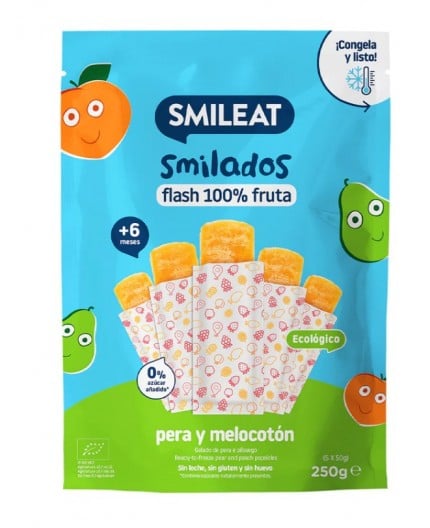 Flash Pera Melocoton Smilados 100% Fruta