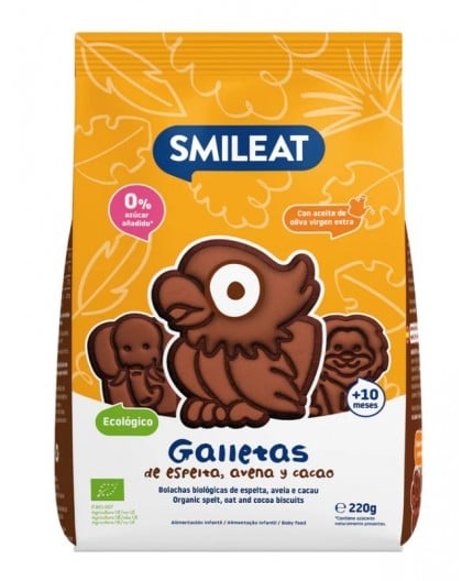 Galletas Espelta Avena Cacao Bio