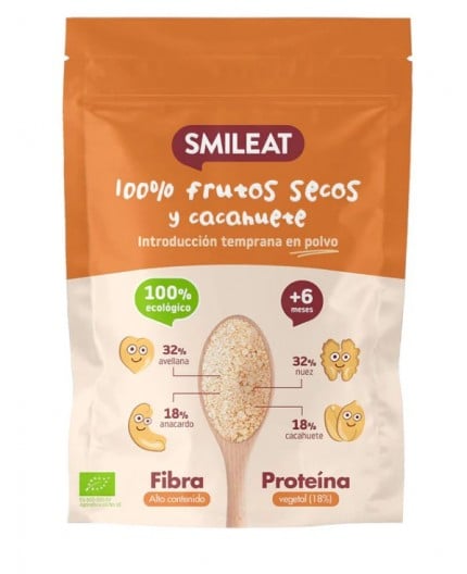 Mezcla Frutos Secos Y Cacahuete Polvo (+6M)