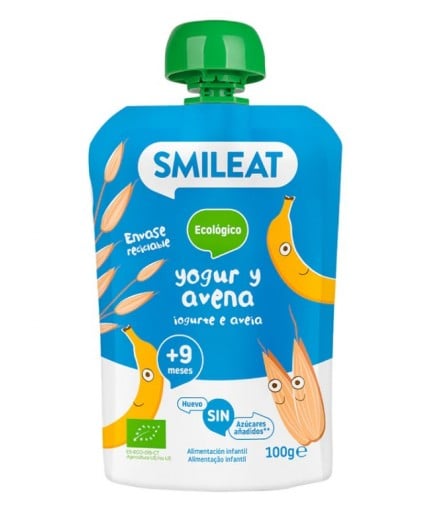 Pouch de Yogur y Avena (+9M)
