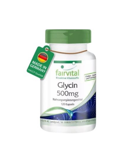 L-Glicina 500mg.
