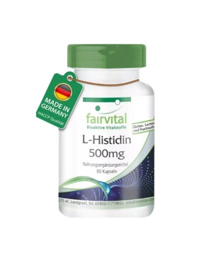 L-Histidina 500mg.