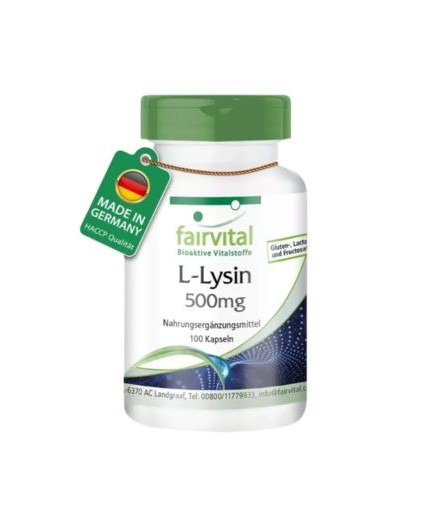 L-Lisina 500mg.
