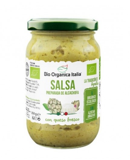 Salsa Alcachofa con Queso Fresco Bio