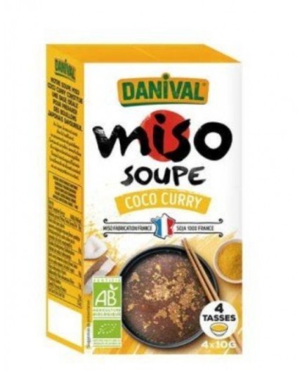 Sopa de Miso, Coco y Curry Bio
