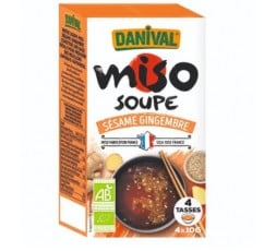 Sopa Miso Sésamo Jengibre
