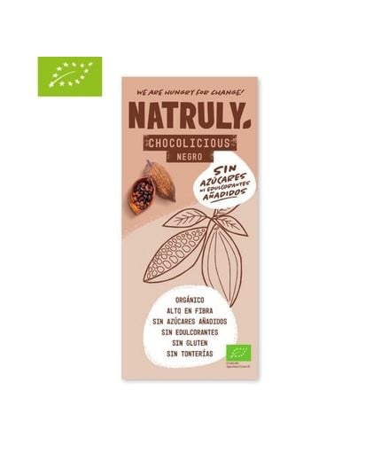 Tableta de Chocolate Negro Bio