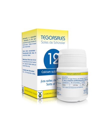 Tegorsales Nr. 12 Calciumsulphuricum Tegorsales Nr. 12 Calciumsulphuricum