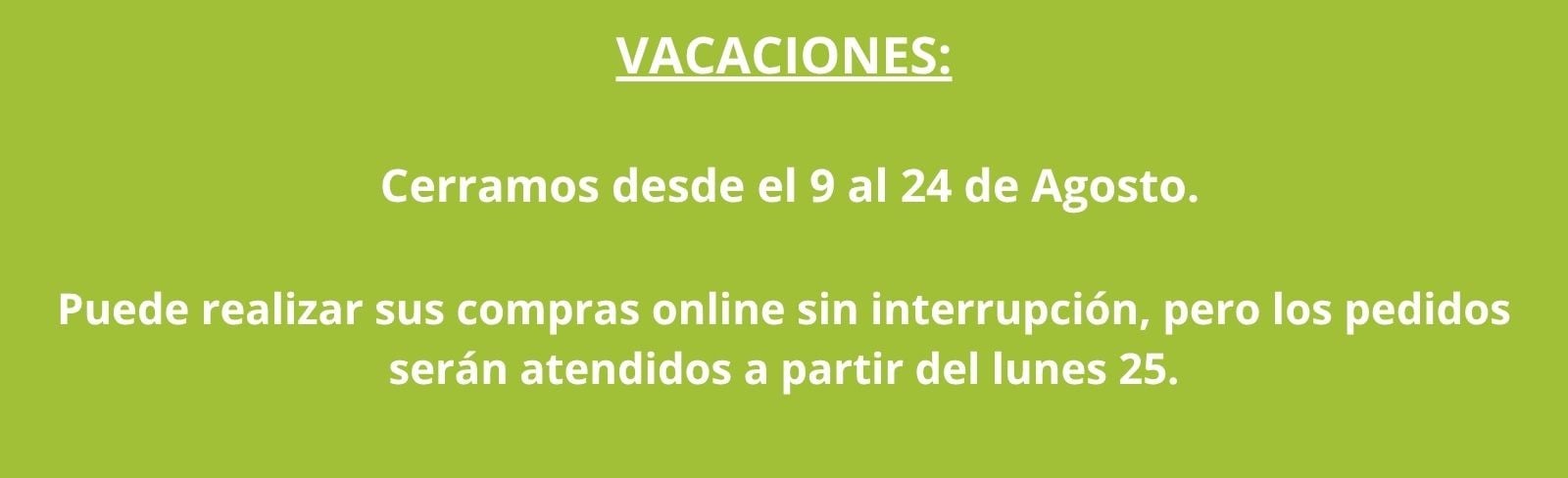 Vacanze ad agosto