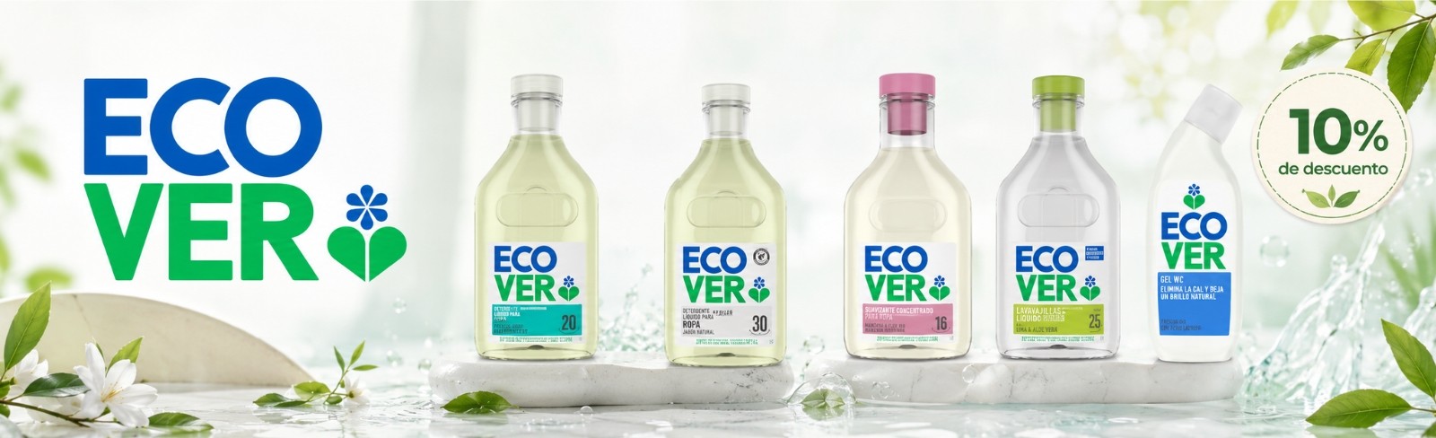Selección de productos de la marca Ecover